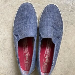 Keds quilted double decker slip on shoes